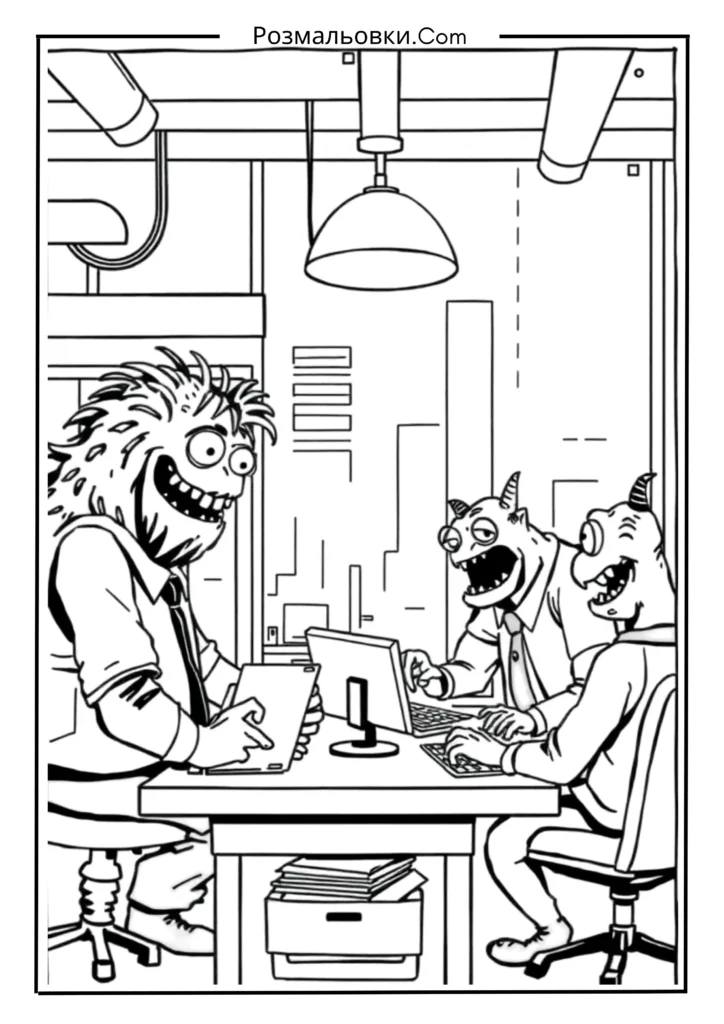 Монстри на роботі