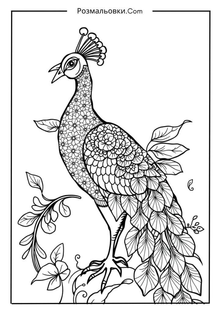  Павич у казковому стилі