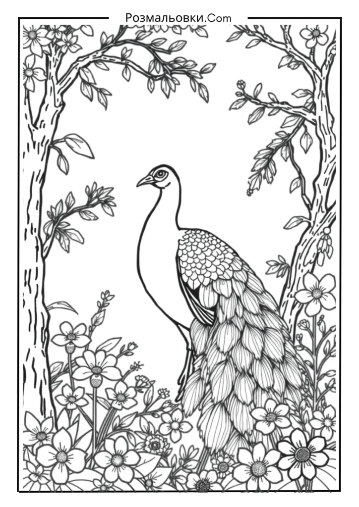 Павич у природі