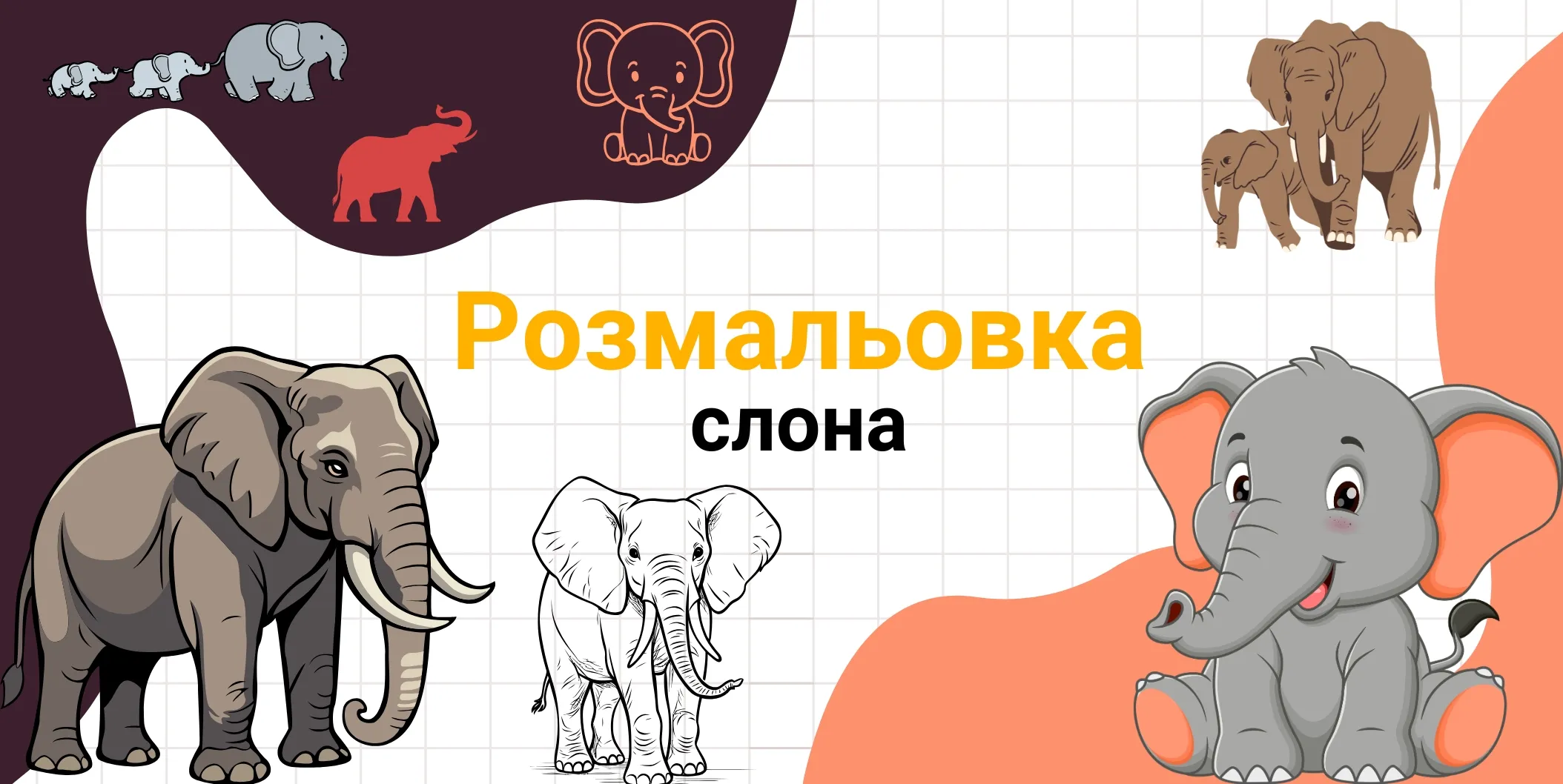 Pозмальовка слона